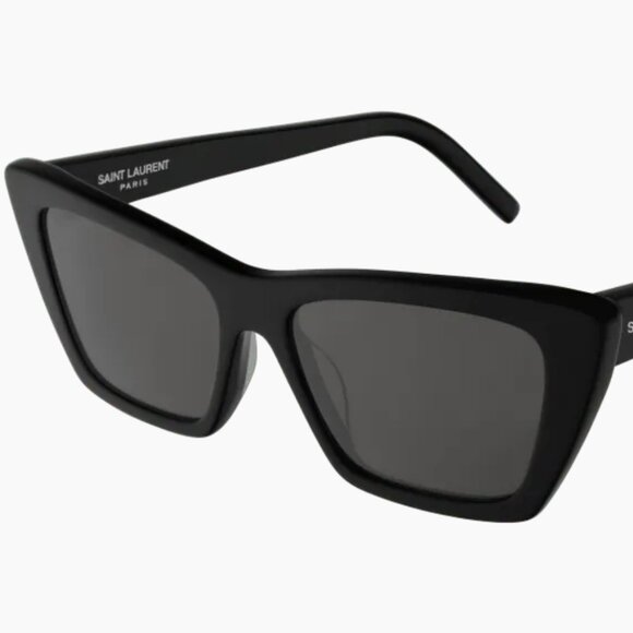 NWT Saint Laurent Grey Cat Eye Ladies Sunglasses - Picture 3 of 3